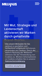 Mobile Screenshot of millhaus.com