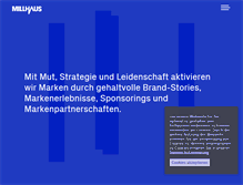 Tablet Screenshot of millhaus.com
